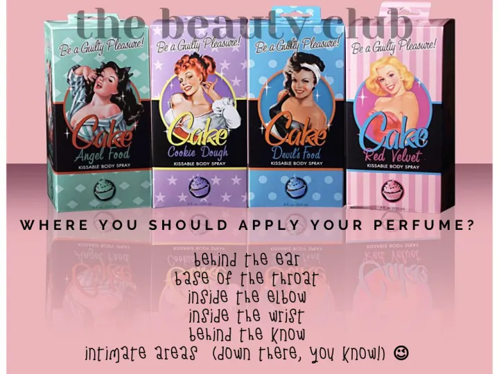 Cake Kissable Body Spray Body Moisturizer Body Fragrance for Pleasure