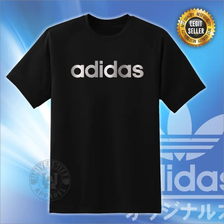 Escuela primaria telegrama aquí Gildan Brand ADIDAS Shirt ADIDAS Classic Logo T Shirt ADIDASs Classic Shirt  limited Edition Metallic Print | Lazada PH