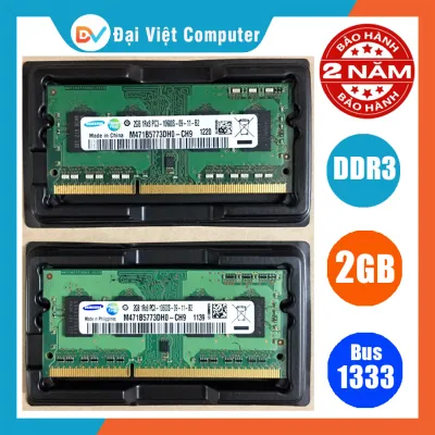 Ram Laptop DDR3 2GB Bus 1333 PC3 10600s ( nhiều hãng)samsung/hynix/kingston/micron, crucial/ elipa - LTR3 2GB