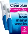 Clearblue อุปกรณ์ทดสอบการตั้งครรภ์แบบดิจิตอล พร้อมจำนวนอาทิตย์ที่ตั้งครรภ์ -2 ครั้ง Exp. 09/2023. 
