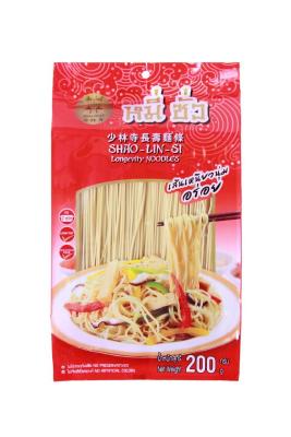 หมี่ซั่วหลือง เส้นเหนียว นุ่ม อร่อย Shao Lin Si Longevity Noodles 200 g