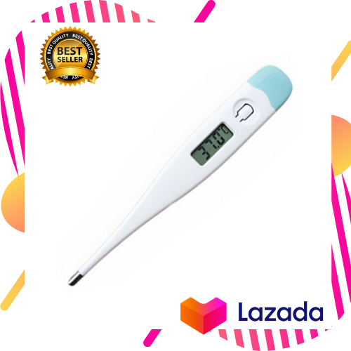 Electronic Thermometer For Fever Medical Thermometer For Baby Child Adult -  Rectal, Axillary And Oral Measurement - Fast Read Digital Thermometer - Qu