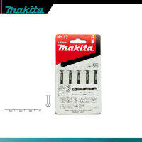 MAKITA รหัส A-85846 ใบจิ๊กซอ NO.17  สำหรับไม้แข็ง งานตกแต่ง (5ใบ/แผง)