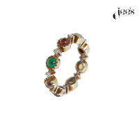 Jees Jewelry : The Navarattana Ring แหวนนพเก้าสีทอง รุ่นซิกเนเจอร์