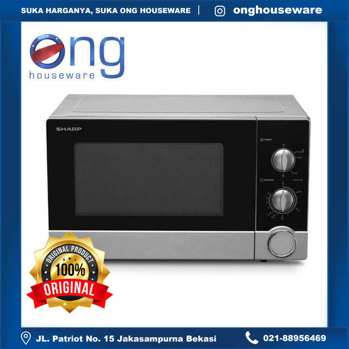 Microwave Oven 23 Liter Sharp R 21D0 R21D0(S)IN Silver Hitam Lazada