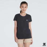 เสื้อยืดผู้หญิง เสื้อยืดคอกลมหญิง ZAZIO สีดำท็อปดราย รุ่น Z1 เกรดพรีเมี่ยม ผ้า Ultra Soft เกรด A