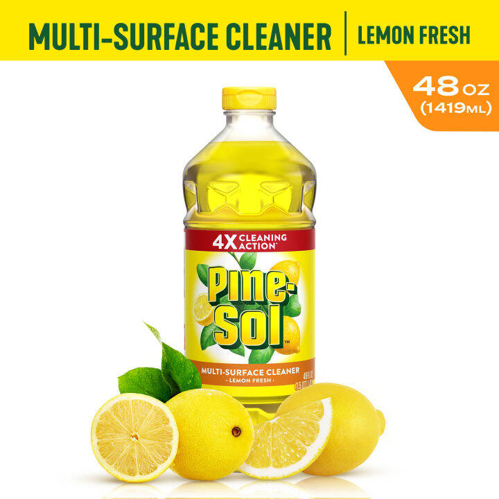 Pinesol MultiSurface Cleaner & Deodorizer Lemon Fresh 1.4L (48oz