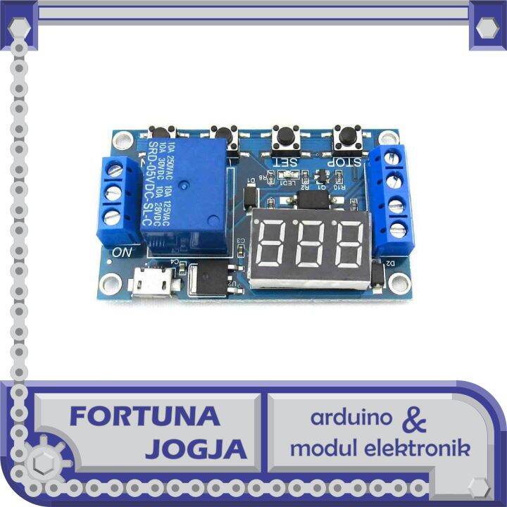 Digital Delay Timer Trigger ONOFF Relay Lazada Indonesia