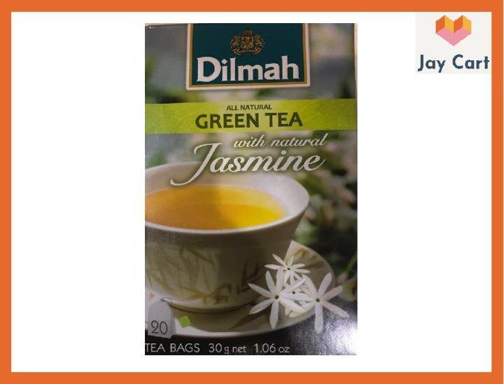 Dilmah All Natural Green Tea with Natural Jasmine Lazada
