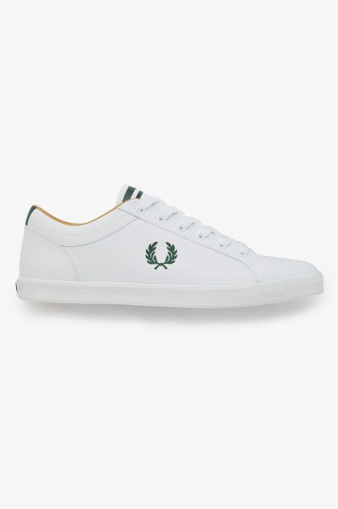 Fred Perry Baseline Leather - (White) | Lazada PH