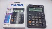 CASIO เครื่องคิดเลข ตั้งโต๊ะ หน้าจอ 12 หลัก รุ่นMX-120B  ใช้ได้ทั้งพลังงานแบตฯ และ พลังงานแสงอาทิตย์