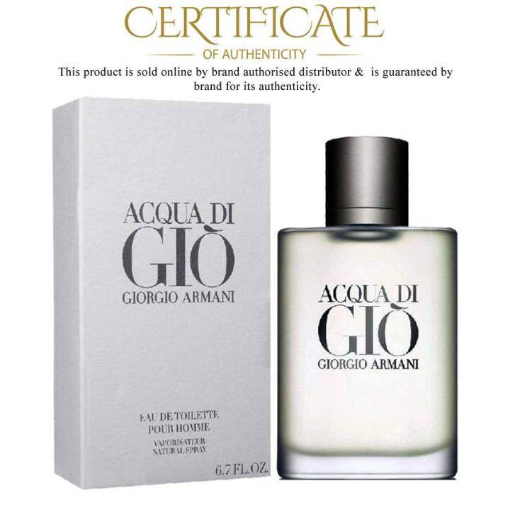 HCM]Nước hoa nam cao cấp Acqua Di Gio For Men EDP chính hãng 100ml |  