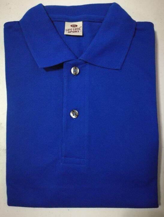 Lifeline Polo shirt with collar Men&rsquo;s (Royal Blue) | Lazada PH