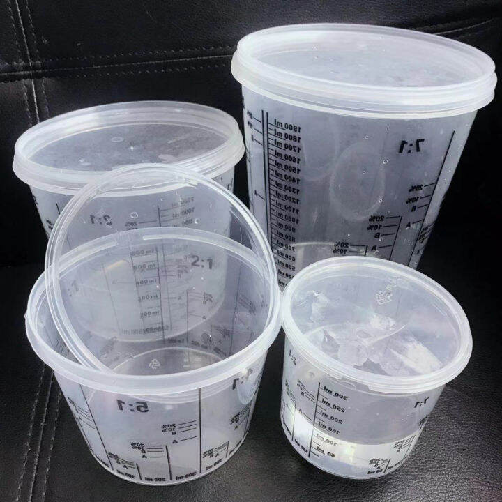 Paint Mixing Cups with Calibrated Mixing Ratio Lazada