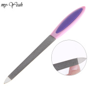 Double Sided Nail art Metal Sanding Shaping Stick File Buffer Dead Skin