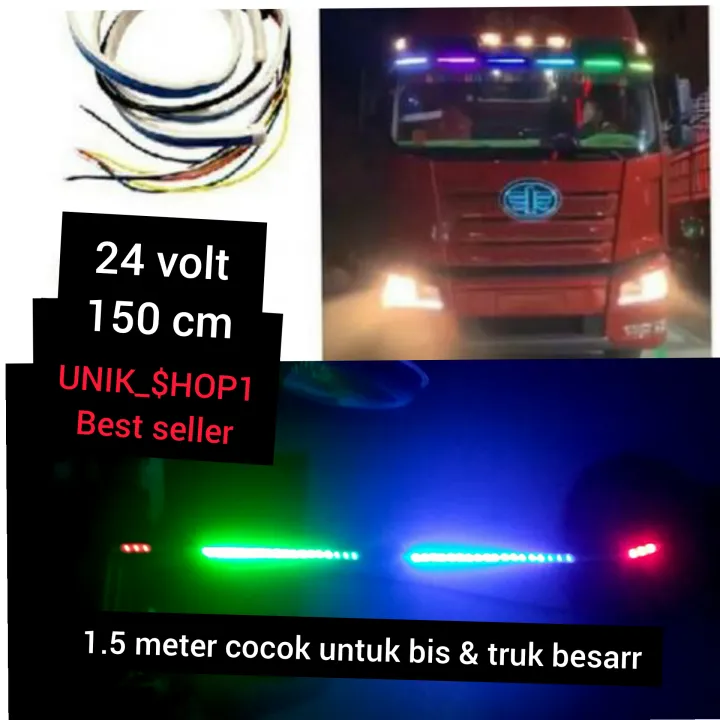 Lampu Led Strip V Untuk Truk Bis Cm Lazada Indonesia