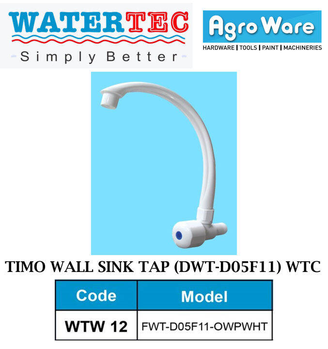 Watertec Timo Pvc Wall Sink Tap Lazada