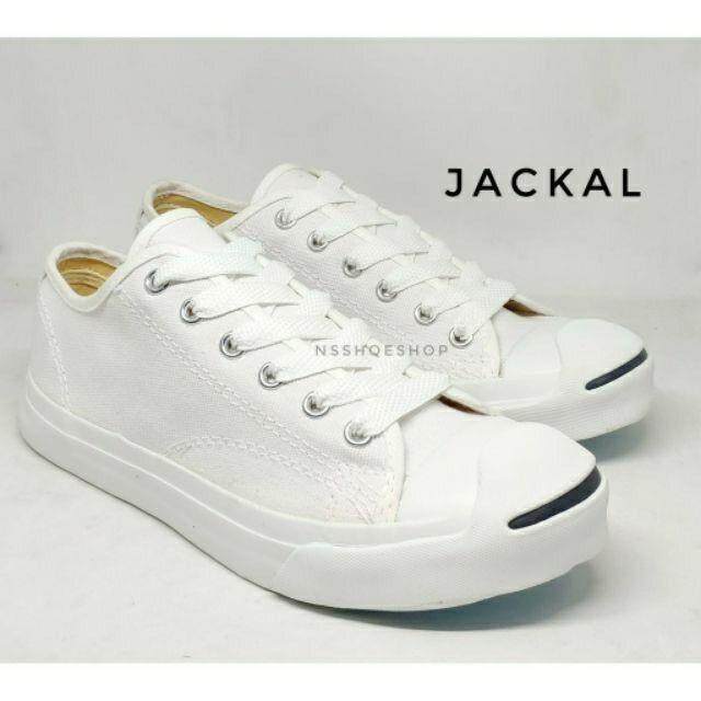 รองเท้าผ้าใบสไตล์-converse-jack-ยี่ห้อ-mashare-สีขาว