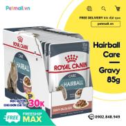 Pate mèo Royal Canin Hairball Gravy 85g - Hộp 12 gói