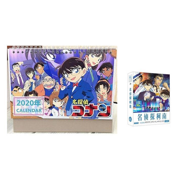 M27) Combo 2 món anime CONAN gồm quyển lịch kèm hộp ảnh lomo ...