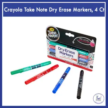 Crayola Low Odor Dry Erase Markers for Kids & Adults Chisel Tip