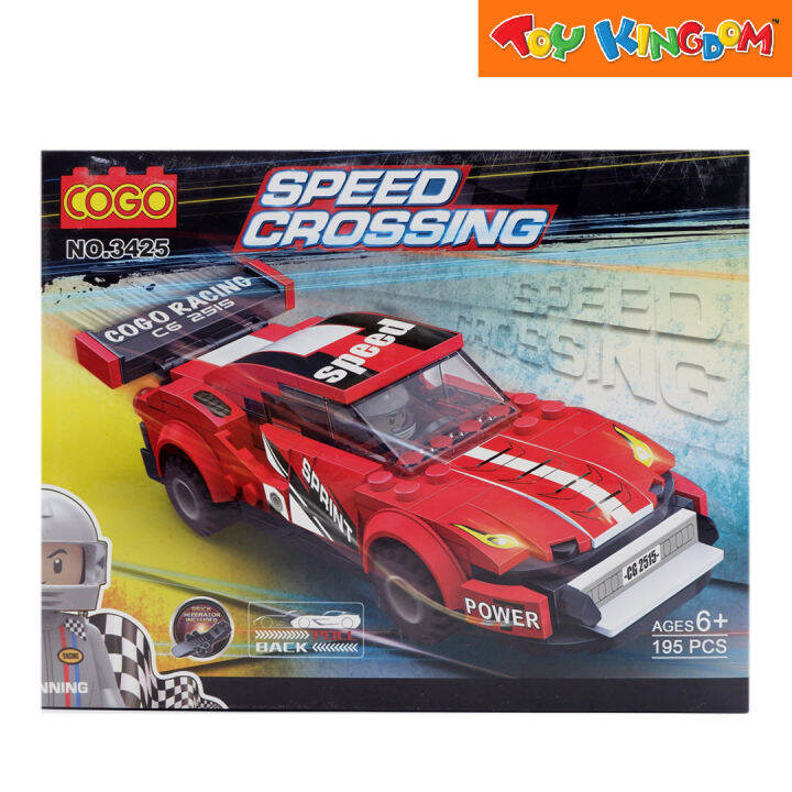 Cogo Speed Crossing Racing Car Building Blocks Lazada PH