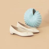 ** Clearance**  Jelly Beans รองเท้าคัทชู ริกิ แฟลต สีขาว RIKI FLATS  IVORY