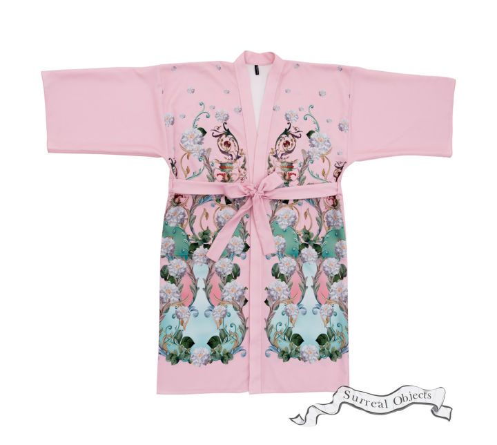 surreal-objects-flower-architecture-long-kimono-jacket-เสื้อคลุมกิโมโนยาว-พิมพ์ลายสถาปัตยกรรมดอกไม้