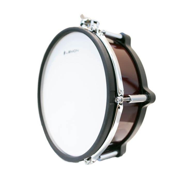 Lemon 10 inches mesh head dual zone drum pad with clamp holder and trs