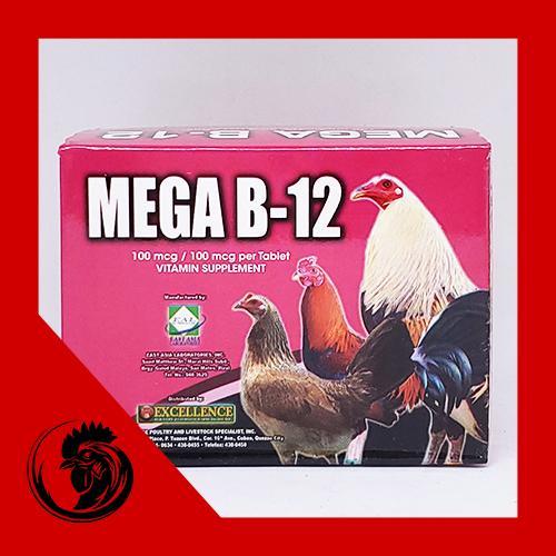 Mega b12 - dinh dưỡng cho gà đá - vỉ 10 viên - ảnh sản phẩm 1