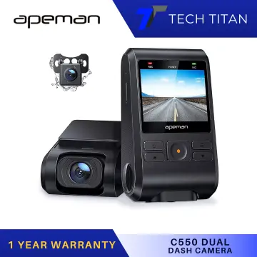 APEMAN Dash Cam 1080P FHD DVR Car Driving Recorder 