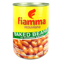 Fiamma Baked Beans in Tomato Sauce 400g ไฟมมาถั่วอบในซอสมะเขือเทศ ขนาด 400 กรัม (3009)