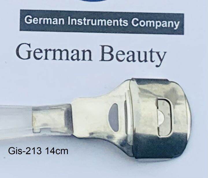 german-instruments-ที่ขูดส้นเท้า-com-cutter-ด้ามพลาสติกใส-ขนาด-14-cm-nbsp-รุ่น-gis-214