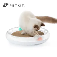 โปรโมชั่น Flash Sale : PETKIT Cat Scratcher 4 in 1 Cat Scratching Toy Bed-Scratch Pad Circular Track with Catnip Ball Bell Ball Cat Bed, All in One Pet Kitty Turbo