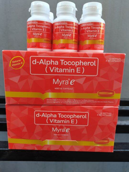 Myra E Authentic Vitamin E 400iU 30 Capsules Lazada PH