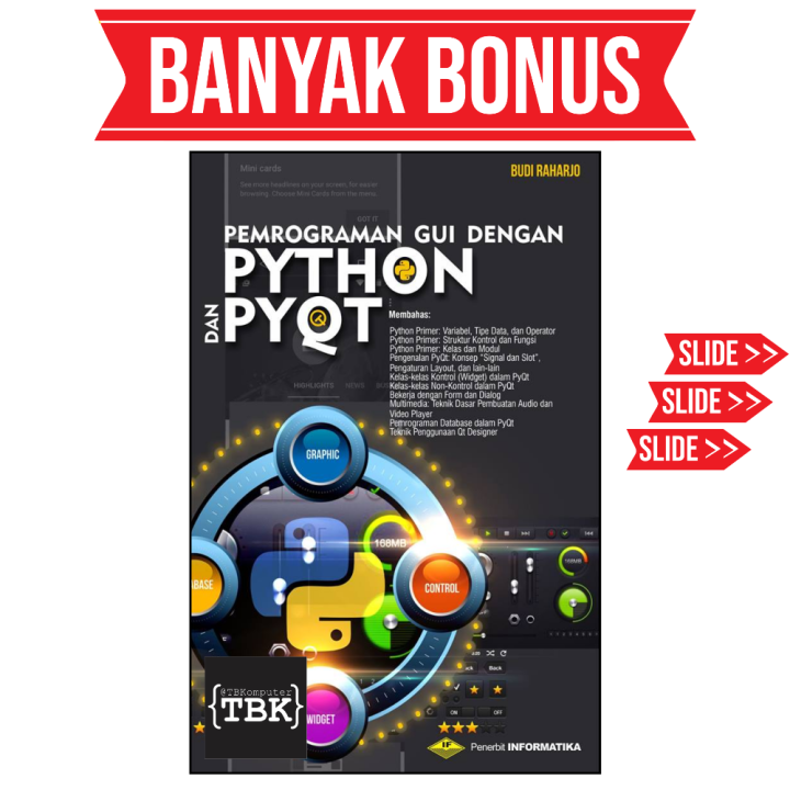Buku Pemrograman Gui Dengan Python Dan Pyqt Budi Raharjo Lazada Indonesia 6187