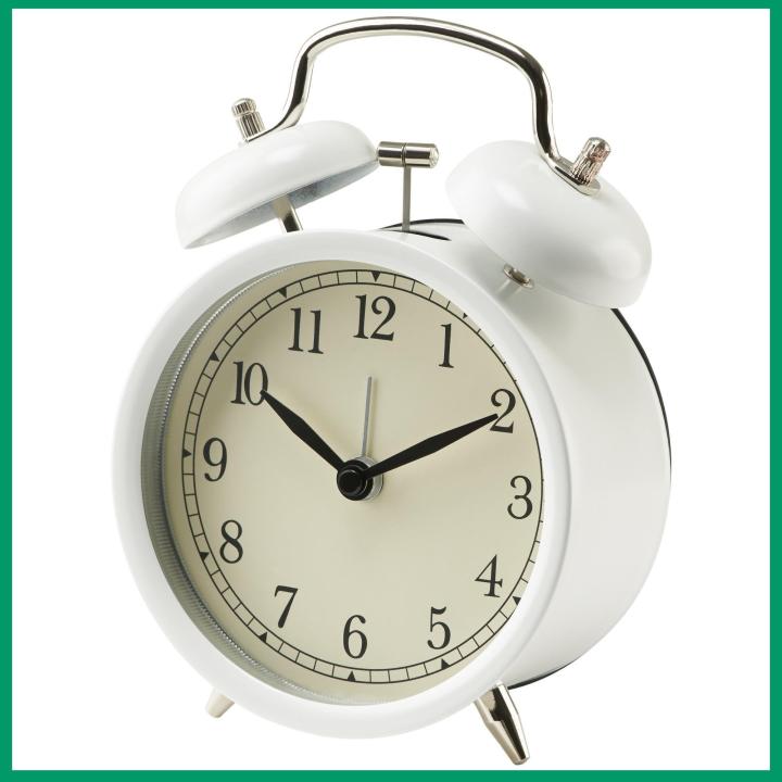 นาฬิกาตั้งโต๊ะ-นาฬิกาปลุก-รุ่น-dekad-ขนาด-10x6x14-ซม-สีขาว-นาฬิกามีเซ็นเซอร์ตรวจจับรังสียูวี-นาฬิกาตกแต่งบ้าน-นาฬิกาปลุกสวยๆ-นาฬิกาเก๋ๆ