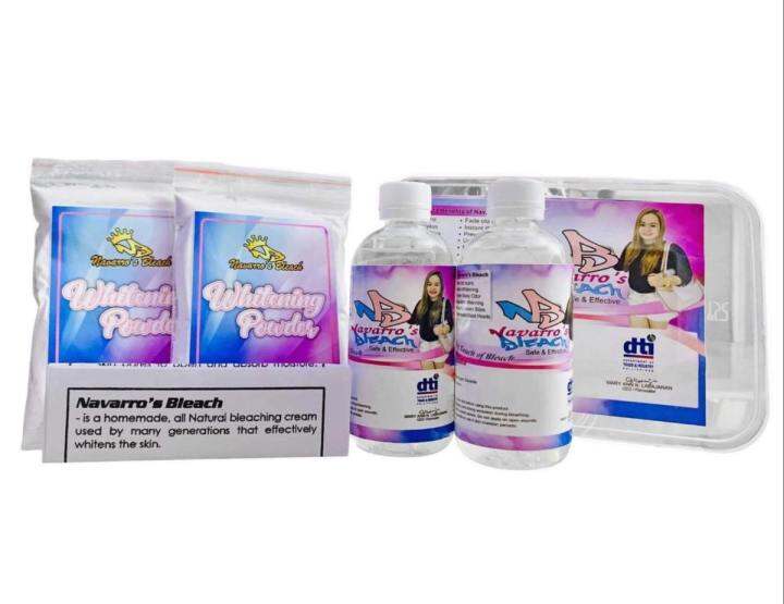 PRETTY GOCHI 100 ORIGINAL Navarros Bleach Whitening Cream Set Premix