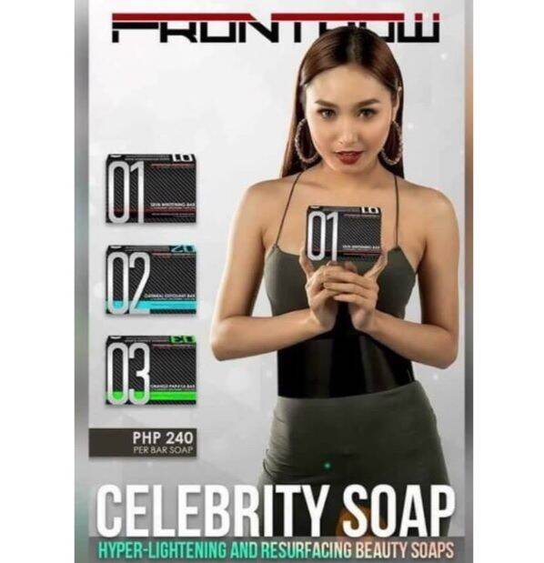 Authentic Frontrow Luxxe White Glutathione Celebrity Soap Skin Whitening Bar Skin Vitamins 5666