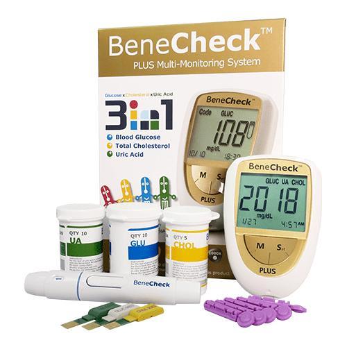 Máy đo đường huyết, mỡ máu, acid uric 3 trong 1 benecheck plus - ảnh sản phẩm 2