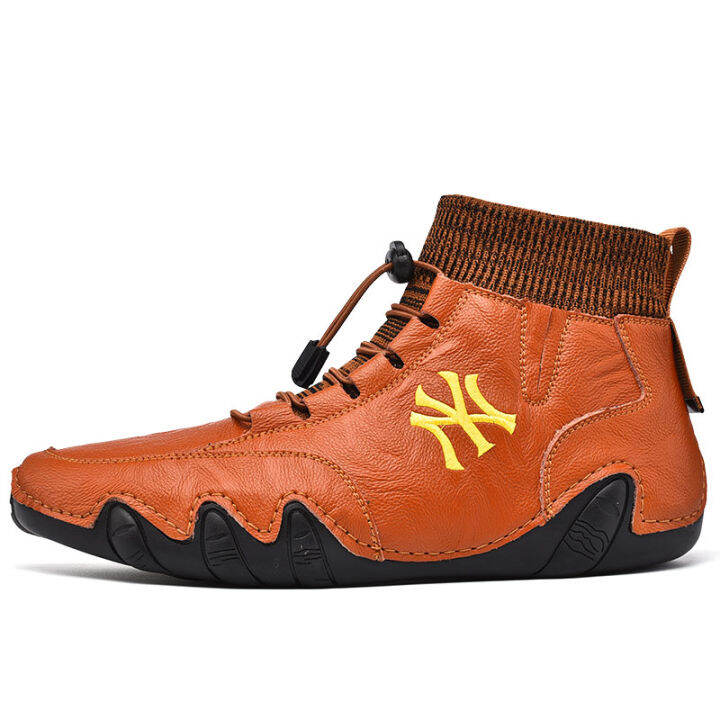 men-outdoor-light-ankle-anti-slip-shoes-leather-leisure-high-top-mens-shoes-trendy-peas-casual-leather-shoes-driving-shoes-martin-boots-male