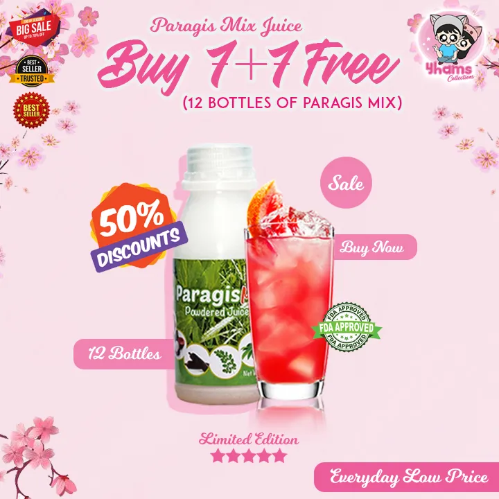 7+7 Bottles of Paragis Mix Organic Herbal Natural Reproductive