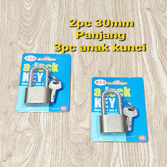 GEMBOK Anti Maling 30MM PANJANG ( 2 PC) | Lazada Indonesia