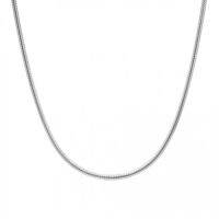 ake ake Prayer Necklace 80cm สร้อยคอเงินแท้ 925 ทำมือแฮนด์เมด ลายท่อตรงหนา ร้อยใส่บีดส์ได้ ตัวล็อกลายยุคกลางยุโรป ชุบโรเดียมขาว