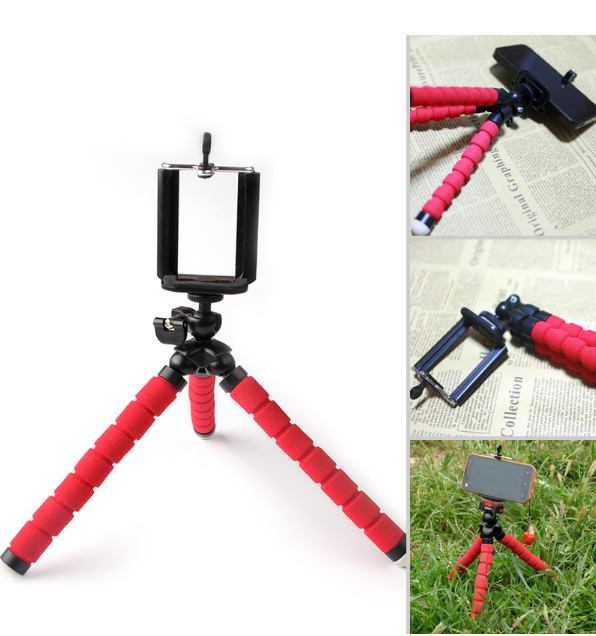 Tripod Mini Octopus Untuk Kamera Aksi Smartphone Dengan 3 Kaki ...