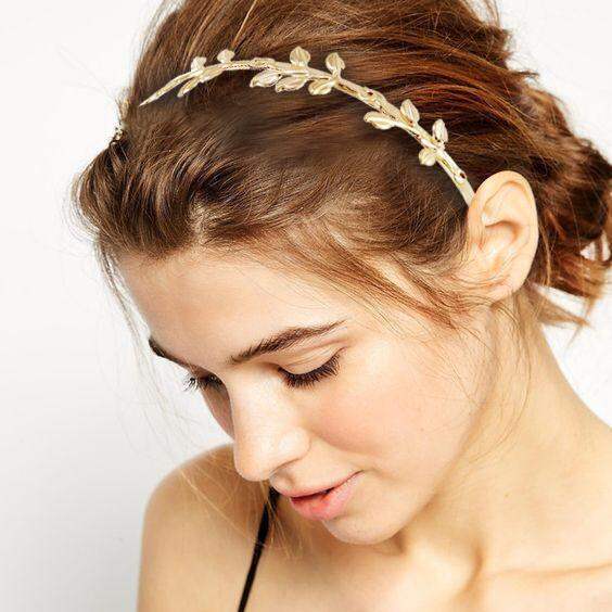 Twinkle Fashion-Roman Goddess Leaf Crown Headband Gold/Silver | Lazada PH