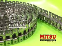 MITSU โซ่40-K1 ติดปีก2ข้างทุกข้อ  MITSU STEEL ROLLER CHAIN (JAPAN) /1กล่อง =10ฟุต