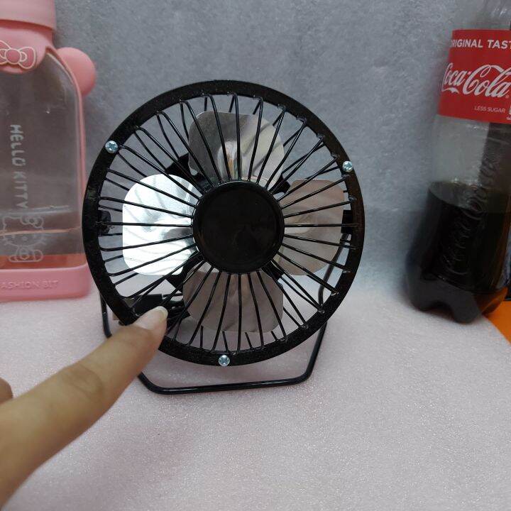 พัดลมพกพา-4-นิ้ว-usb-mini-fan-พัดลม-usb-พัดลมตั้งโต๊ะขนาด4นิ้ว-พัดลมสำหรับสัตว์เลี้ยง