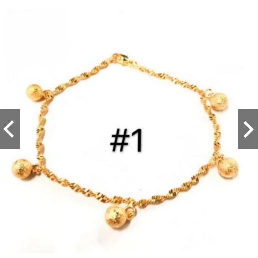 Baledirre Charm Korean Bracelet (24K Thai Gold Plated) Lazada PH