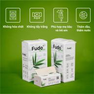 Khăn giấy tre Fudo - 8 gói giấy rút- Giấy ăn Fudo 100% bột tre thumbnail